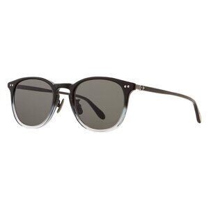 New GARRETT LEIGHT Blue Grey Square Kinney J Sun 2169 GPF/PGY Sunglasses Women